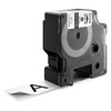 Dymo Label Tape Cartridge, Black-White, Labels-Roll: Continuous 1805430