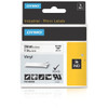 Dymo Label Tape Cartridge, Black-White, Labels-Roll: Continuous 1805430
