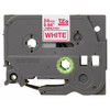 Brother Label-Ribbon Cartridge, White, Gloss, 1 in W TZE252G