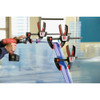 Bessey 18" Bar Clamp, Plastic Handle and 3 1-2 in Throat Depth EZS45-8