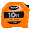 Keson 10 ft Tape Measure, 5-8 in Blade PGT1810V