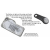 Timepilot Keytabs,Blck,Stainless Steel-Plstic,PK10 1010