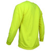 Unisex Long Sleeve T-Shirt, Birdseye Mesh, Pullover, Hi-Vis Green, M  ST21-NPGS-M