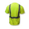 Radians T-Shirt, Type R Class 2, R, Birdseye Mesh, Hi-Vis Green, M ST11-2PGS-M