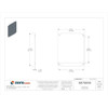 Nvent Hoffman Interior Panel, 12 Gangs, Steel LP3025