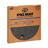 Pig Sorbent Pad, 3 gal, 22 in Dia., Universal, Gray, Polypropylene 25103