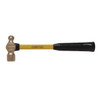 Ampco Safety Tools 16 oz. Ball Peen Hammer, 11" Fiberglass Handle H-212FG