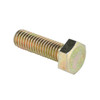Class 10.9, M8-1.25 Hex Head Cap Screw, Zinc Yellow Steel, 25 mm L, 100 PK