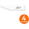 Slice Craft Knife Blade,Ceramic,1.25 in L,PK4 10518