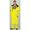 Hi-Viz Safety Jacket, Polyester, Polyurethane, Class 3 Type R, Green, XL  D6329JG-XL