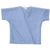 Scrub Shirt, Cotton-Polyester, Short Sleeve, 2 Pockets, V-Neck, Navy, Size L  7502BNPLRG