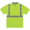 Ergodyne Polo Shirt, 2, R, Polyester, Green, 2XL 21646