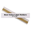 C-Line Products Label Holder,Self Adhesive,1-2"L,PK50 87607