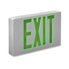 Exit Sign, White, 2 Face(s), LED, Universal Mount, Nickel Cadmium