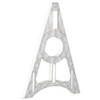 Barricade Beam, Polyethylene, Engineer, 8 in Height, 1 in Length, 3 lb, Orange  8T3B0411L