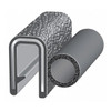 Trim Seal, EPDM, 25 ft Length, 3/4 in Overall Width, Style: Trim with a Top Bulb