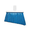 Remco 11 51/64 in Sweep Face Angle Broom, Stiff, Synthetic, Blue 29143