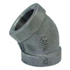 45 Degree Elbow 45 Degree Elbow, 3/8" Pipe, FNPT, Malleable Iron, Class 300