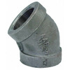 45 Degree Elbow 45 Degree Elbow, 3-8" Pipe, FNPT, Malleable Iron, Class 300  0310510409