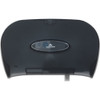 Toilet Paper Dispenser, Horizontal Double Roll, Standard Core, Wall Mount, Smoke  59206
