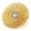 Weiler Crimped Wire Wheel Wire Brush, Stem, 3" 93031