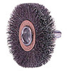 Weiler Crimped Wire Wheel Wire Brush, Stem, 3" 93031