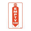 Brady Cylinder Label, Information, Vinyl, 7 in H x 5 in W, Rectangle SM573E