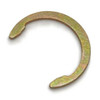 External Retaining Ring, Steel, Zinc Yellow Finish, 100 PK