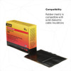 3m Electrical Tape, Vinyl, Black, Strip, PK10 2200-3-1-4X4-1-2IN