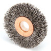 Weiler Wire Wheel Wire Brush, Arbor, 2", 3/8" W 90113