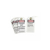 Brady Danger Tag,5-1/2 x 3 In,Hd Polyest,PK25 65535