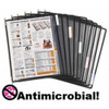 Tarifold DocumentDisplayPockets,Black,12.5"H,PK10 PA070