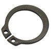 External Retaining Ring, Steel, Black Phosphate Finish, 10 PK