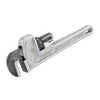 10" Aluminum Straight Pipe Wrench, Serrated, Tether Capable, 1-1-2" Jaw Capacity  31090