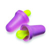 No-Touch Disposable Uncorded Ear Plugs, Bell Shape, NRR 29 dB, M, Purple, 100PK