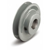 1-1/8 in Fixed Bore 1 Groove V-Belt Pulley 3.75 in OD