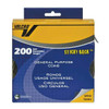 Reclosable Fastener, Disc, Rubber Adhesive, 3/4 in, Beige, 200 PK