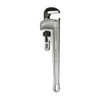 14" Aluminum Straight Pipe Wrench, Serrated, Tether Capable, 2" Jaw Capacity