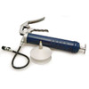 Pistol Grip Grease Gun Handle, Flex Hose, 56 Strokes per oz, Bulk/Cartridge, Blue