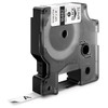 Dymo Adhesive Label Tape Cartridge 3/8" x 23 ft., Black/White 41913