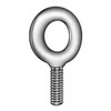 Eye Bolt With Shoulder, 5/8"-11, 3 in Shank, 1-3/8 in ID, Steel, Plain