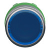 Push Button Operator, Flush, Momentary Action, Push Release, Illuminated, Blue  ZB5AW363