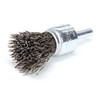 Weiler Crimped Wire End Wire Brush, Steel, 3/4" 93126