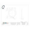 External Retaining Ring, Steel, Black Phosphate Finish, 50 PK  DSH-20ST PA