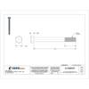 316, 3-8"-16 Hex Head Cap Screw, Plain Stainless Steel, 3-3-4 in L, 10 PK  U55000.037.0375