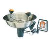 Plumbed Eyewash, Wall Mount, Plumbed, 6 11-12 in H., 15 2-3 in W  G1814