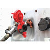 Stopout Glad Hand Lock,Plastic,Red,Universal KDD477
