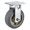 Manufacturer Varies Rigid Plate Caster,TPR,4 in.,350 lb. P21R-PRP040K-14