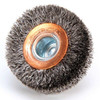 Weiler Crimped Wire Wheel Wire Brush, Stem, 2" 93030