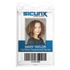 Sicurix Badge Holder,Pouch,2 7/8 inH,PK25 BAU 68140